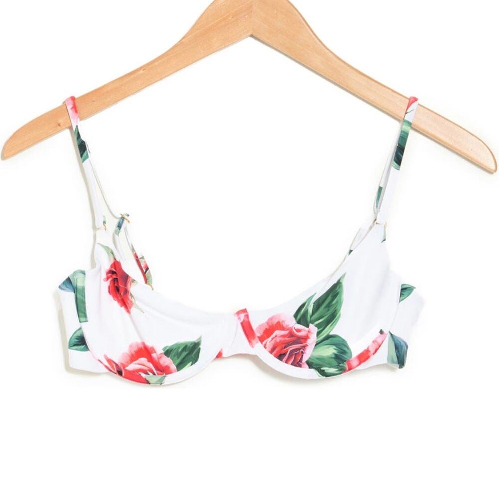 WeWoreWhat Floral Vintage Swim Top - Picture 3 of 7